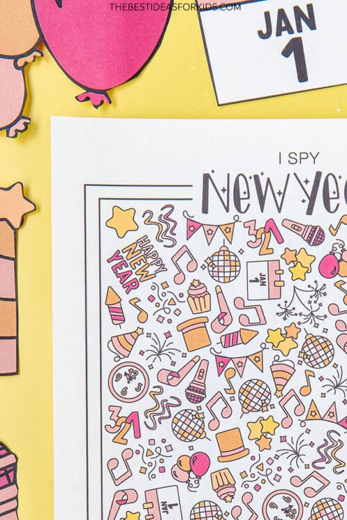 New Years I Spy (Free Printable) - The Best Ideas for Kids