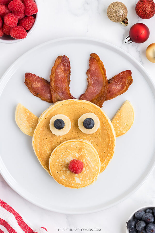 Reindeer Pancakes - Super Healthy Kids