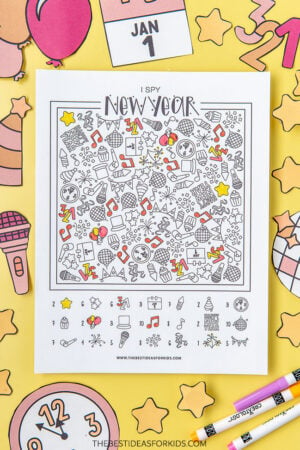 New Years I Spy (Free Printable) - The Best Ideas for Kids