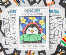 Penguin Color by Number