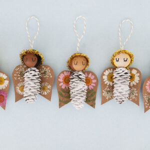 Pine Cone Angel Ornament cover