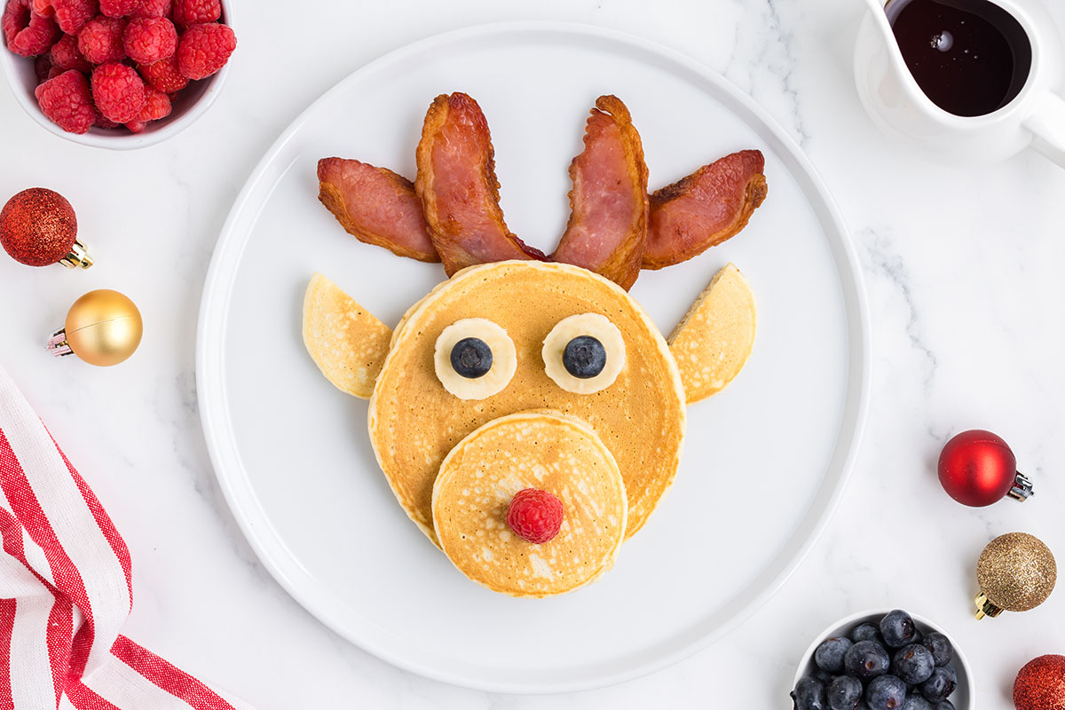 Reindeer Pancakes - Super Healthy Kids