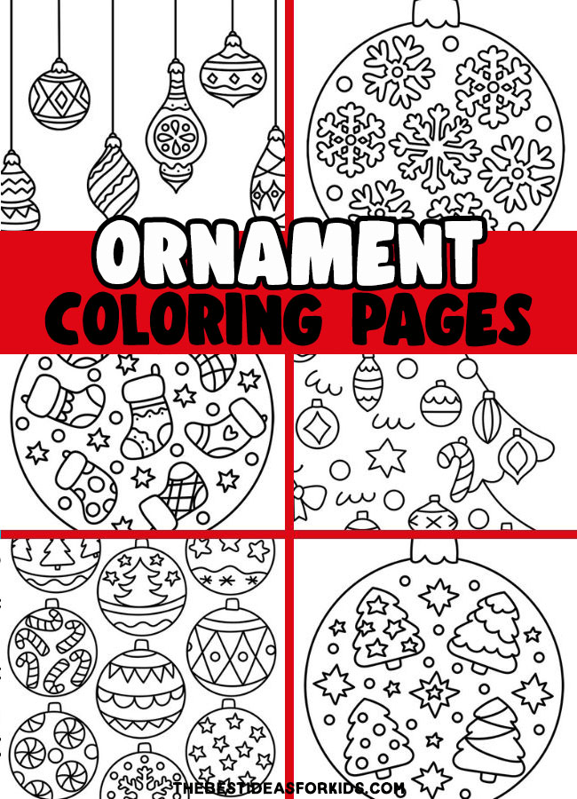 Ornament Coloring Pages (Free Printables) - The Best Ideas for Kids