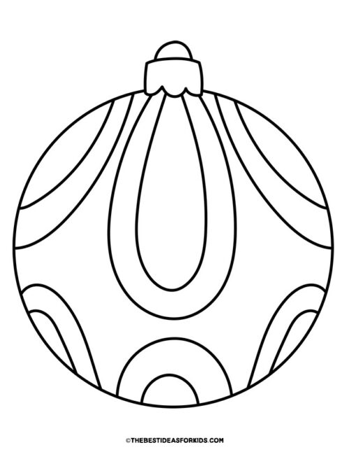 Ornament Coloring Pages (Free Printables) - The Best Ideas for Kids