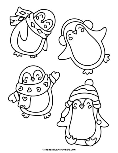 Penguin Coloring Pages (Free Printables) - The Best Ideas for Kids