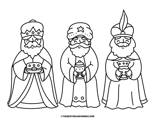 Nativity Coloring Pages (Free Printables) - The Best Ideas for Kids