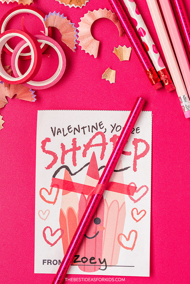 Pencil Valentine Printable Free Printable The Best Ideas For Kids