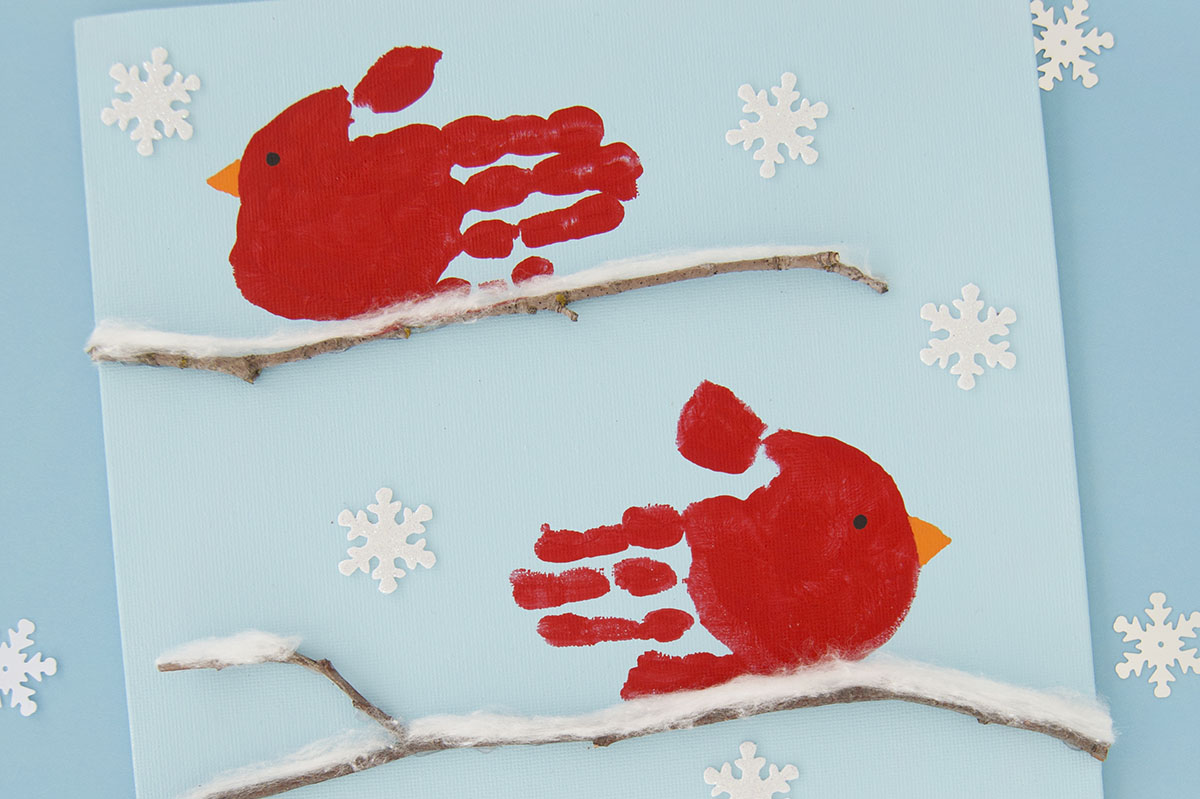 toddler handprint ideas for snow