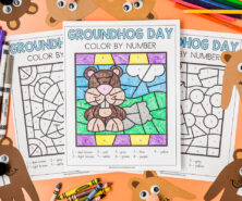 Groundhog Day Color by Number