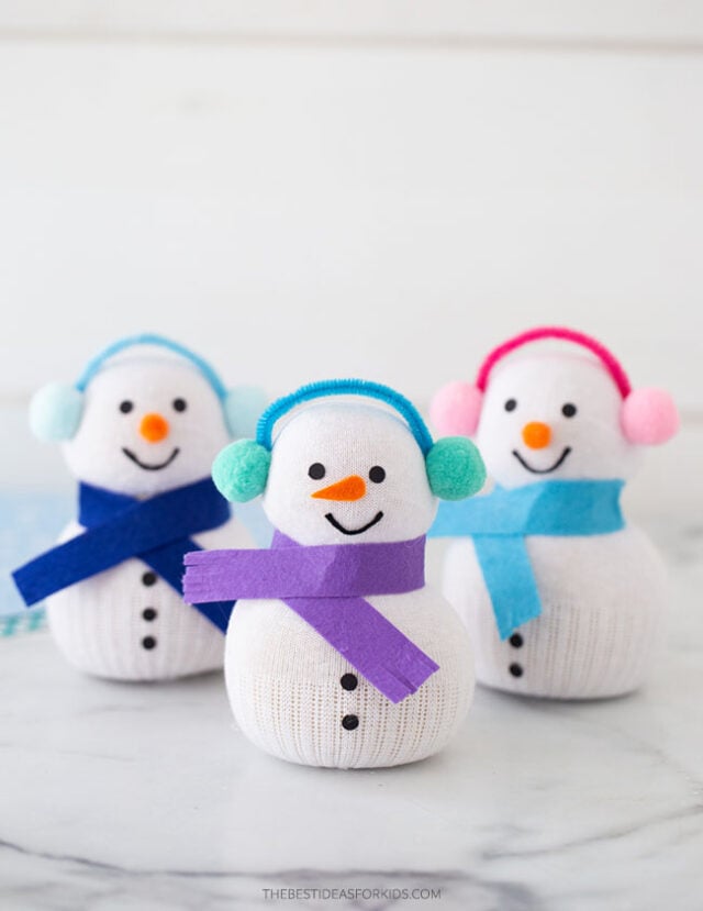 Sock Snowman Craft