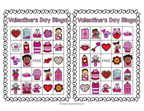 Valentine Bingo (Free Printable) - The Best Ideas for Kids