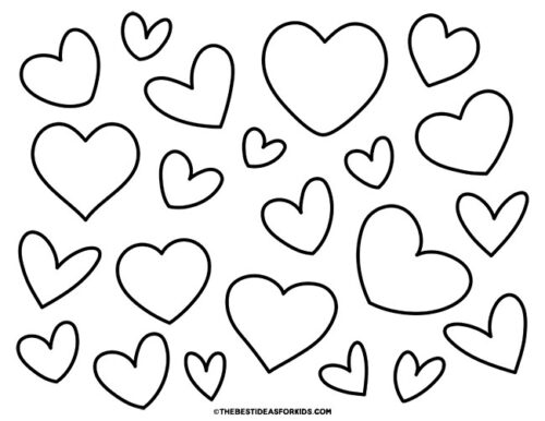 Heart Coloring Pages (Free Printables) - The Best Ideas for Kids