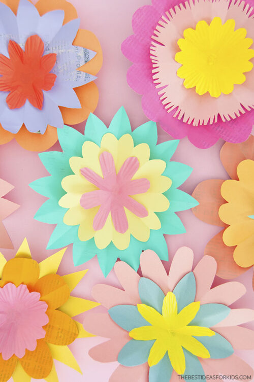 How To Make Paper Flowers - The Best Ideas For Kids