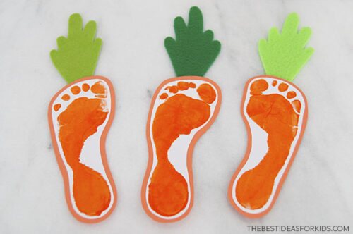 Footprint Bunny - The Best Ideas for Kids