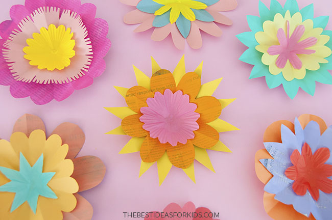 How to Make Paper Flowers - The Best Ideas for Kids