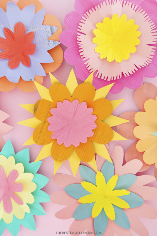 How to Make Paper Flowers - The Best Ideas for Kids