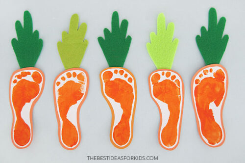 Footprint Bunny - The Best Ideas for Kids