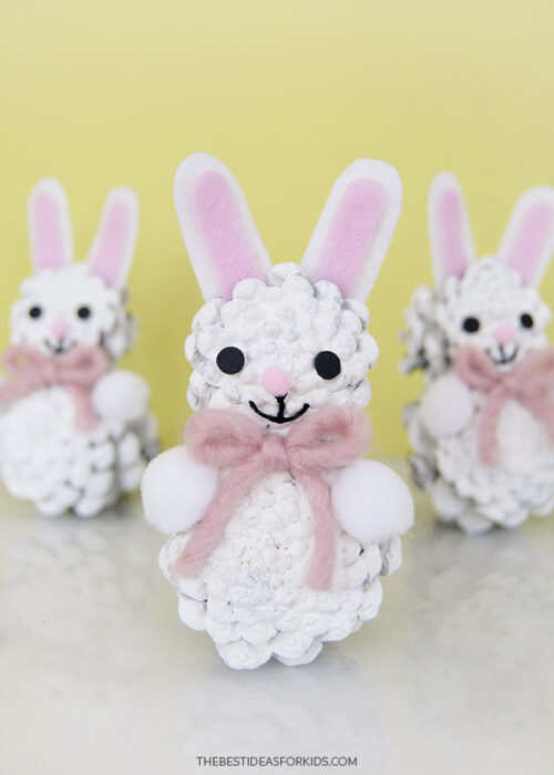 Pine Cone Bunny - The Best Ideas for Kids