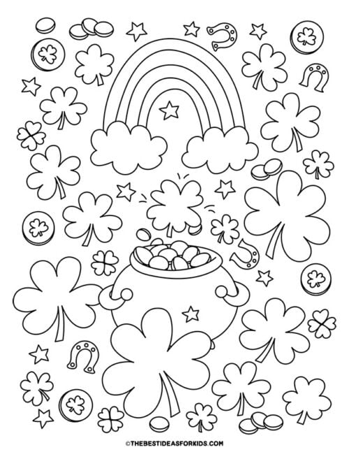 Shamrock Coloring Pages (Free Printables) - The Best Ideas for Kids