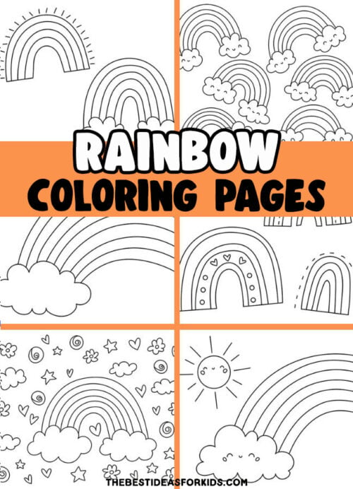 Rainbow Coloring Pages (Free Printables) - The Best Ideas for Kids