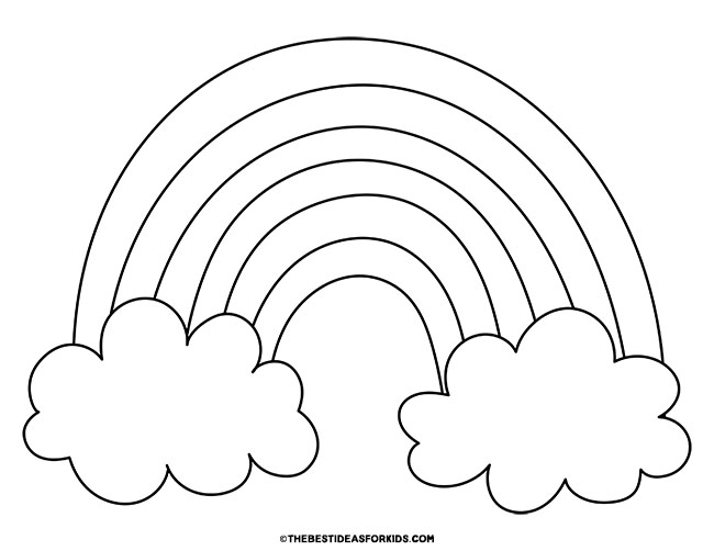 Rainbow Coloring Pages (Free Printables) - The Best Ideas for Kids