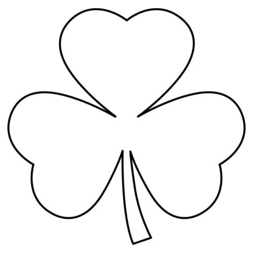 Four Leaf Clover Template (free Printables) - The Best Ideas For Kids