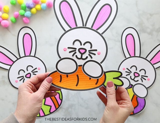 Cut and Paste Printable Bunny