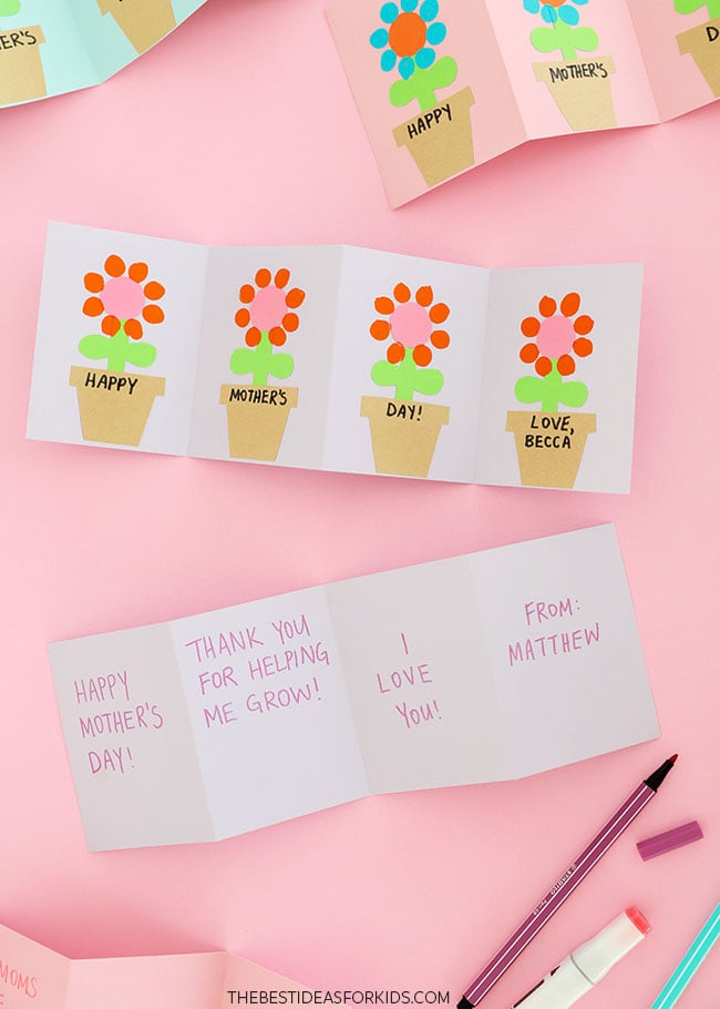 Fingerprint Mothers Day Card The Best Ideas For Kids