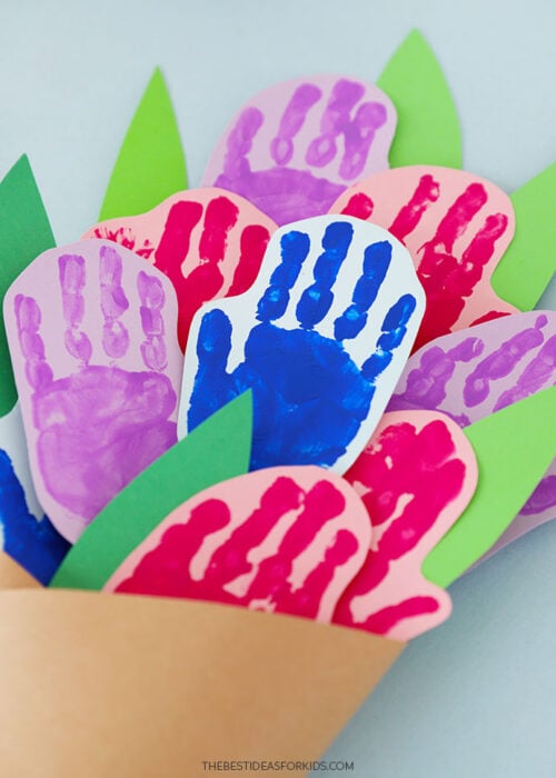 Handprint Flower Craft - The Best Ideas for Kids