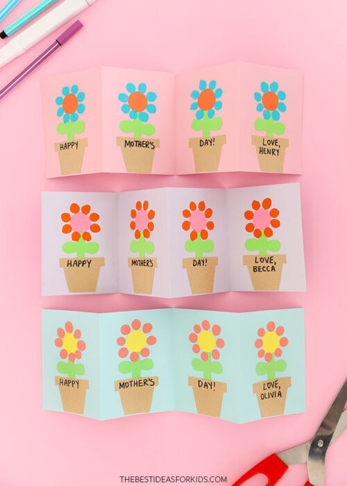 Fingerprint Mother's Day Card - The Best Ideas For Kids