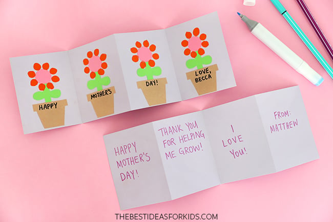 Fingerprint Mother's Day Card - The Best Ideas for Kids