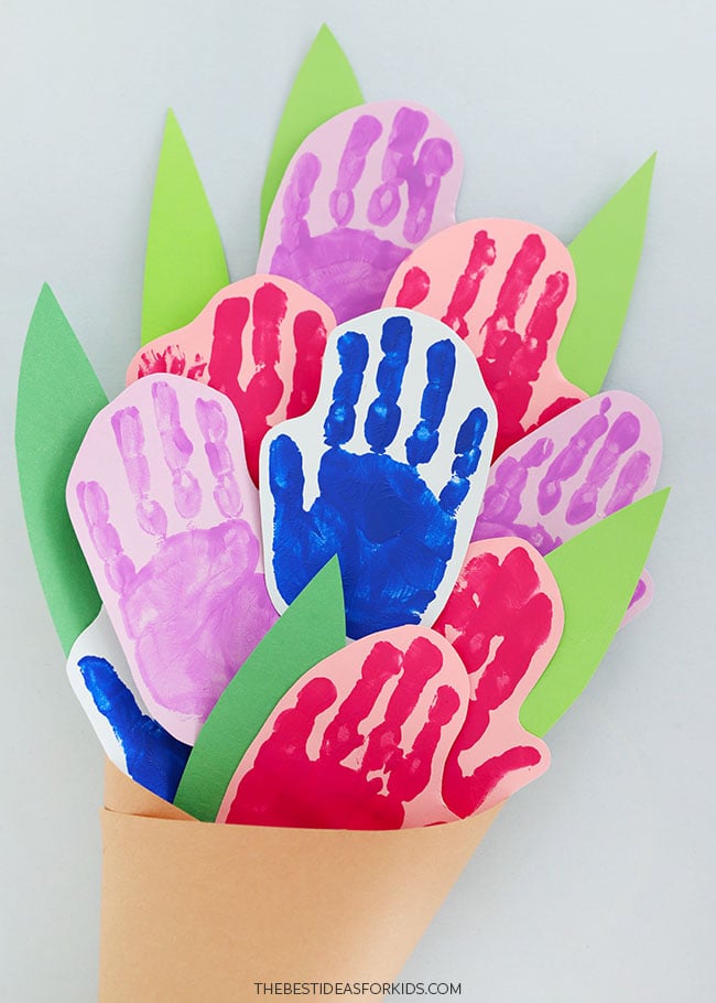 Handprint Flower Craft - The Best Ideas for Kids