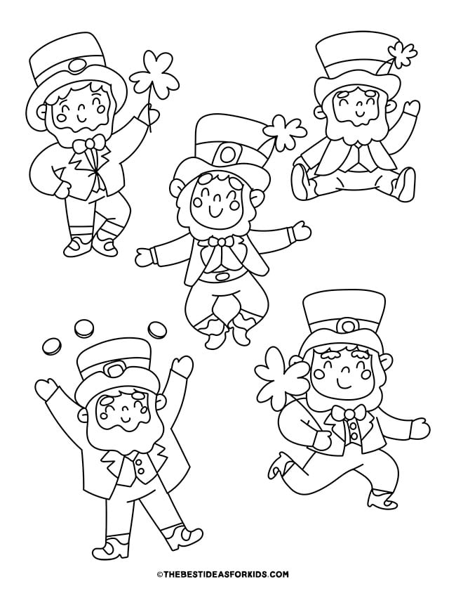 Leprechaun Coloring Pages (Free Printables) - The Best Ideas for Kids