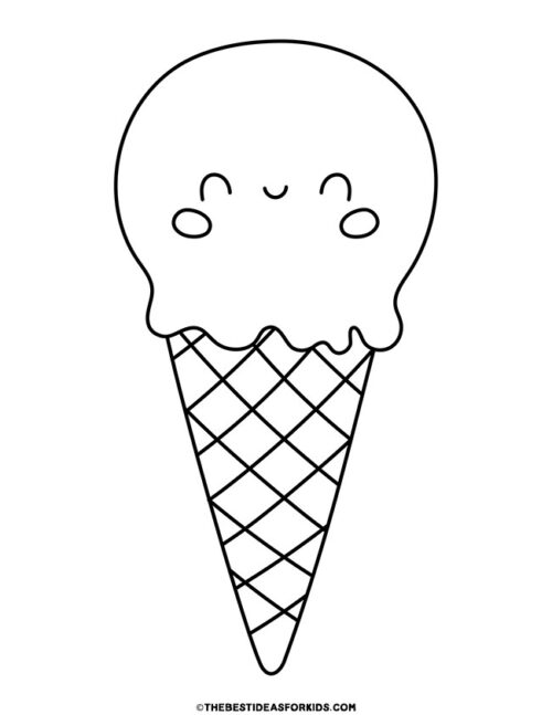 Ice Cream Coloring Pages (Free Printables) - The Best Ideas for Kids