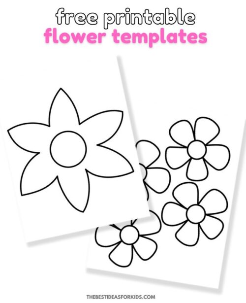 Flower Templates (Free Printables) - The Best Ideas for Kids