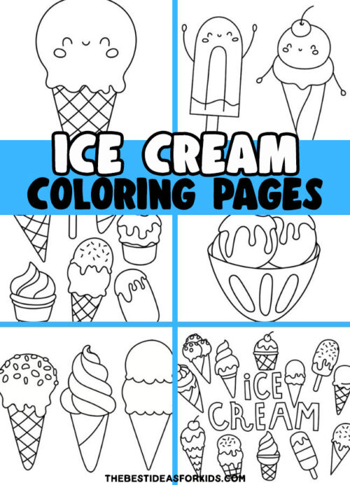 Ice Cream Coloring Pages (Free Printables) - The Best Ideas for Kids