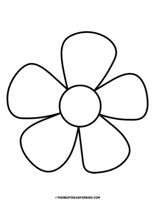 Flower Templates (Free Printables) - The Best Ideas for Kids