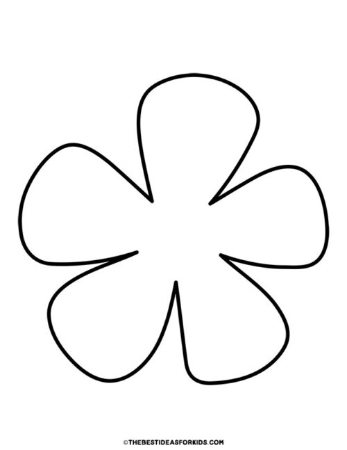 Flower Templates (Free Printables) - The Best Ideas for Kids