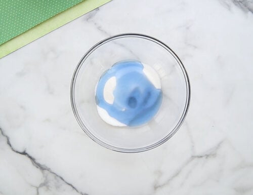 Add dish soap to make bubbles