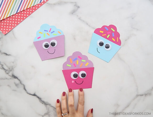 Cupcake Paper Craft for Kids