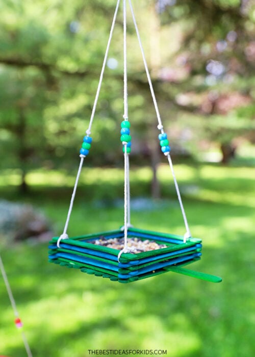 Popsicle Stick Bird Feeder - The Best Ideas for Kids