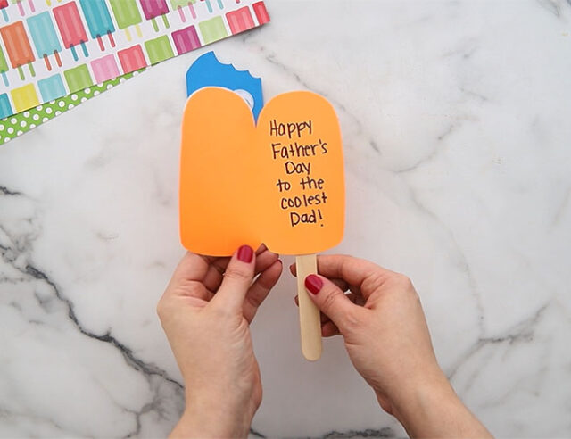 Father's Day Popsicle Card