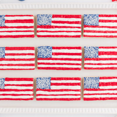 Fourth of July Flag Wafers cover