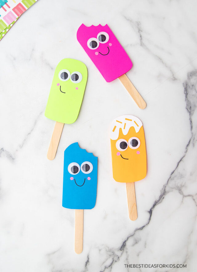 Popsicle Father's Day Card DIY