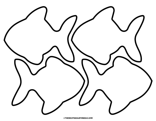 Fish Template (Free Printables) - The Best Ideas for Kids