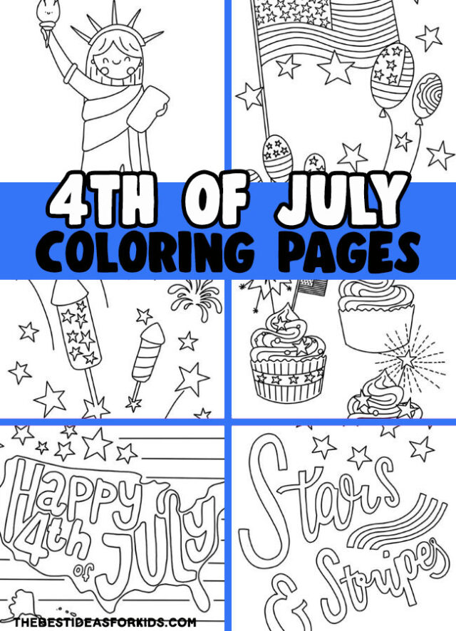 4th of July Coloring Pages for Kids