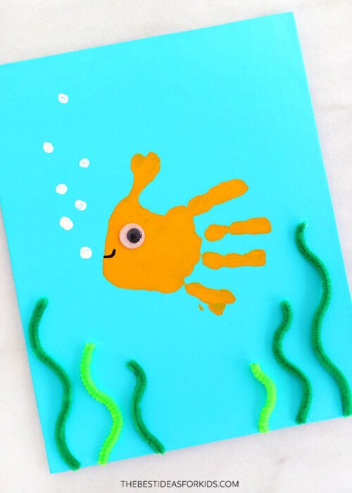 Handprint Fish - The Best Ideas for Kids