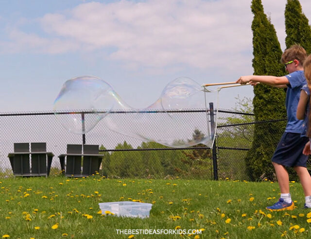 Homemade Giant Bubbles