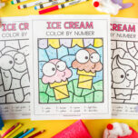 Ice Cream Color by Number