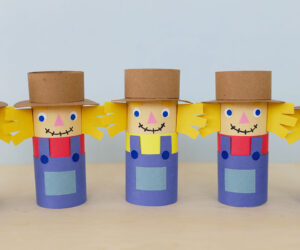 Paper Roll Scarecrow cover